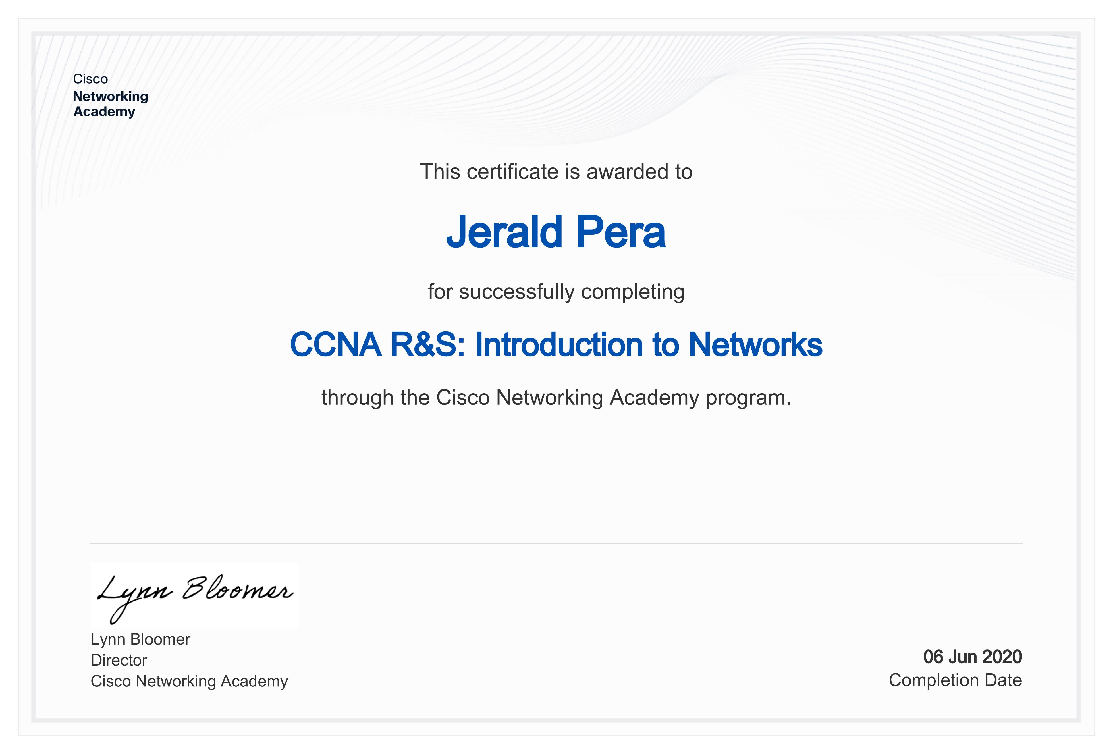CCNA R&S: Introduction to Networks