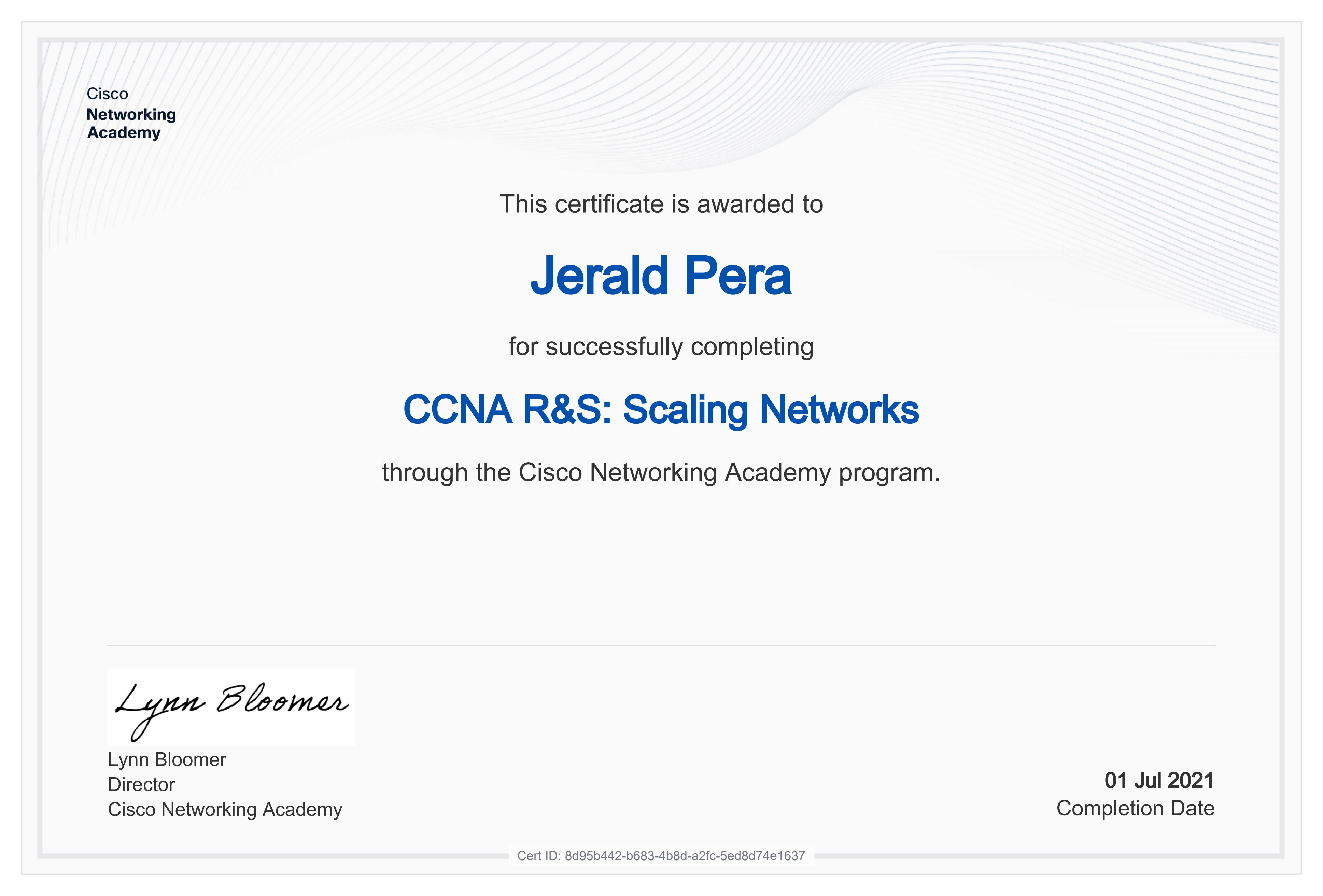 CCNA R&S: Scaling Networks