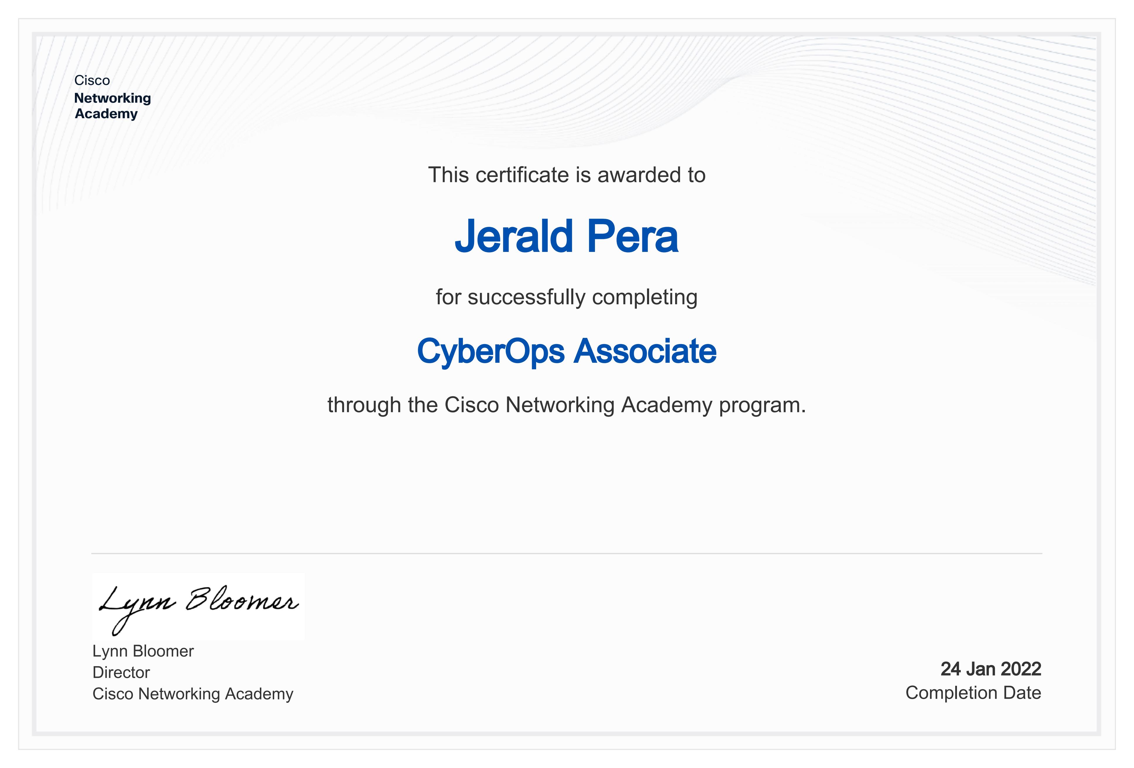 CyberOps Associate